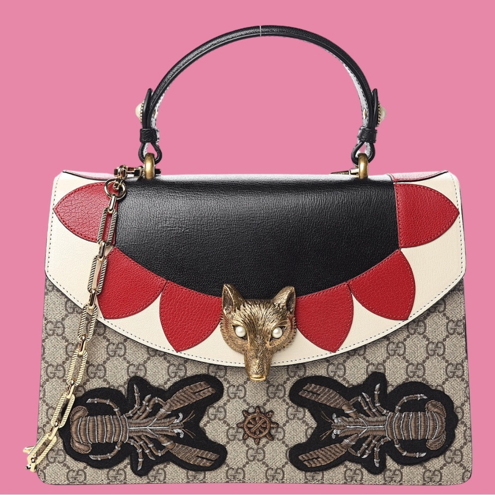 Designer Multicolor Women's Bag with Gold Accent